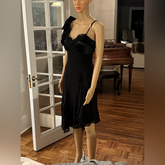 Beautiful Karen Millen dress, size 8 in 100% silk. Gorgeous appliqué. - Picture 12 of 15